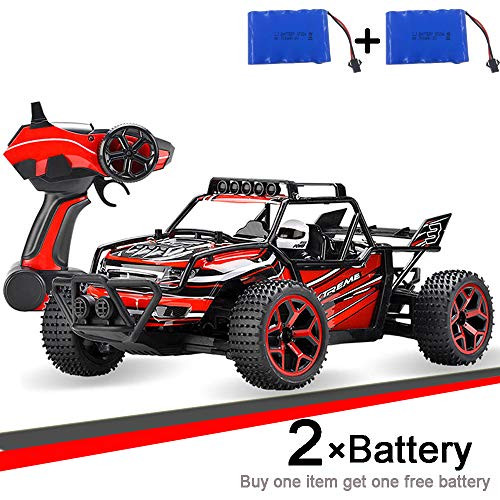SZJJX RC Cars Off-Road Rock Vehicle Crawler Truck 2.4Ghz 4WD High Speed 1:18 Remote Radio Control Racing Cars Electric Fast Race Buggy Hobby Car Red