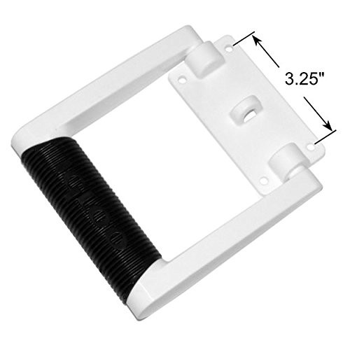 Igloo 90-100 Qt Cooler Handle, Premium Rubber Comfort Grip, Swing-Up Style (White, Qty 1)