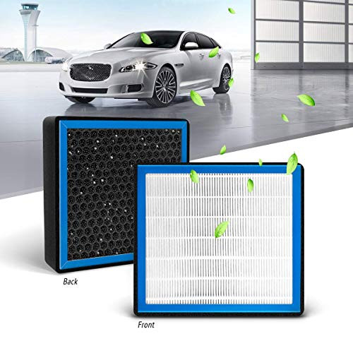KAFEEK HEPA Honeycomb Cabin Air Filter Fits CF10134, 80292-SDA-A01, 80292-SDC-A01, 80292-SEC-A01, 80292-T0G-A01, 80292-SWA-A01, Replacement for Honda & Acura, Includes Activated Carbon Particles
