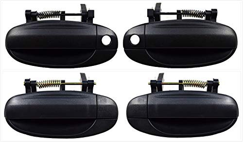 Eynpire 8521 Outside Outer Exterior Textured Black Front & Rear Left Driver Side and Front & Rear Right Passenger Side Door Handle For 2004-2008 Chevy Aveo; 2009-2011 Chevrolet Aveo5 - Set of 4 Eynpire 8521 Outside Outer Exterior Textured Black Front & Rear Left Driver Side and Front & Rear Right Passenger Side Door Handle For 2004-2008 Chevy Aveo; 2009-2011 Chevrolet Aveo5 - Set of 4