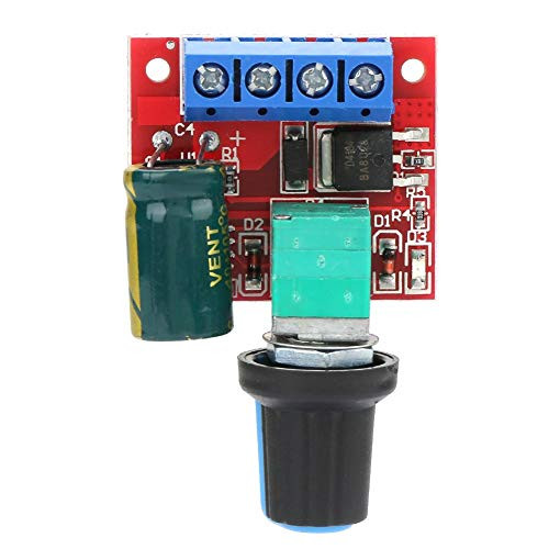 5V-28V 5A PWM DC Motor Governor Speed LED Switch Dimmer Speed Control Module Volt Regulator