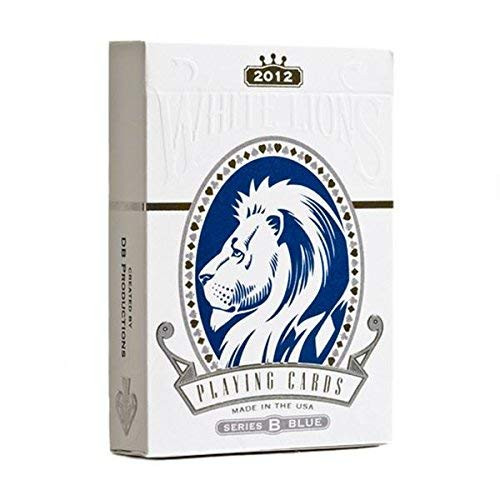 David Blaine White Lions Blue Label Series B Playing Cards