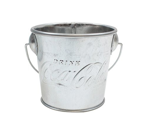 Tablecraft CCGP33 Galvanized Pail with Handle, 3" dia, Silver