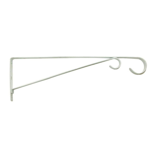 Panacea 85552 Hanging Plant Bracket, White, 15-Inch