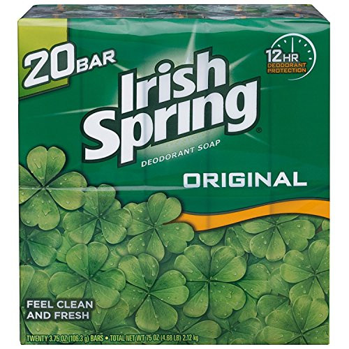 Irish Spring Deodorant Soap Original Scent - 20 ct