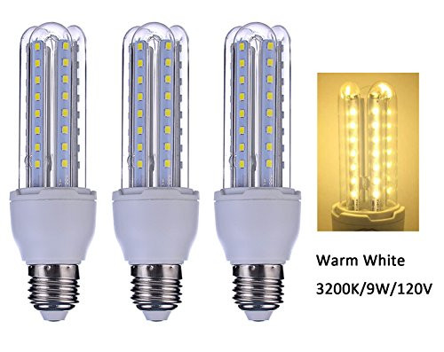 3 Pack 9-Watt Soft White 2700K LED Light Bulb- Energy Saving CFL Compact Fluorescent Light Bulb Replacement-70 watt equivalent 3 Pack 9-Watt Soft White 2700K LED Light Bulb- Energy Saving CFL Compact Fluorescent Light Bulb Replacement-70 watt equivalent