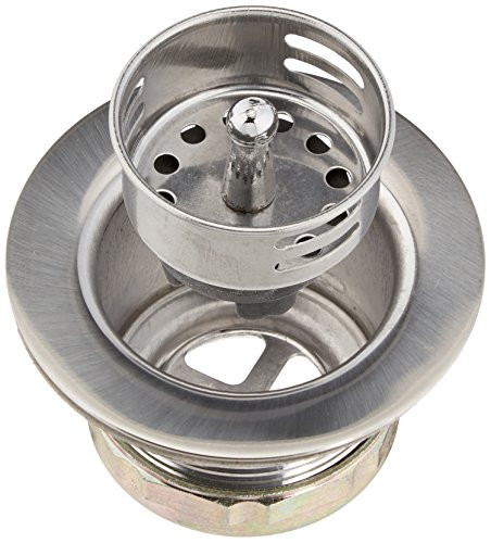 Plumb Pak Keeney 878PC Bar Sink Strainer, Stainless Steel,