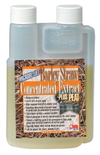 Microbe Lift 8-Ounce Pond Barley Straw Concentrate Plus Peat Extract Concentrate BSE