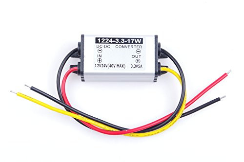 DC/DC Converter 6V 9V 12V 24V 36V (5.3~40V) Step Down to 3.3V 5A Power Supply Module (DC 3.3V 5A)