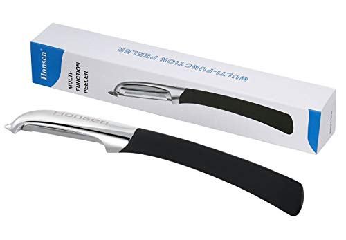 Honsen Swivel vegetable Peeler Stainless Steel,Potato Peeler for Vegetable,Fruit