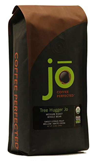 TREE HUGGER JO: 12 oz, Organic Central American Rainforest Whole Bean Coffee, Fair Trade Certified, Medium Roast, USDA Certified Organic, 100% Arabica Coffee, NON-GMO TREE HUGGER JO: 12 oz, Organic Central American Rainforest Whole Bean Coffee, Fair Trade Certified, Medium Roast, USDA Certified Organic, 100% Arabica Coffee, NON-GMO
