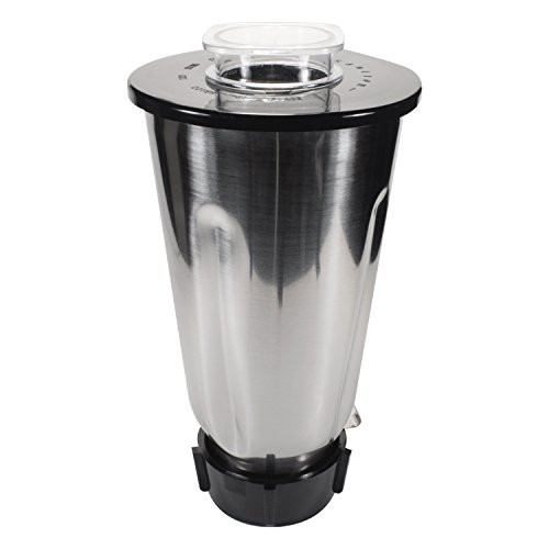 Univen Stainless Steel Blender Jar with Lid and Bottom cap fits Oster & Osterizer Blenders Univen Stainless Steel Blender Jar with Lid and Bottom cap fits Oster & Osterizer Blenders