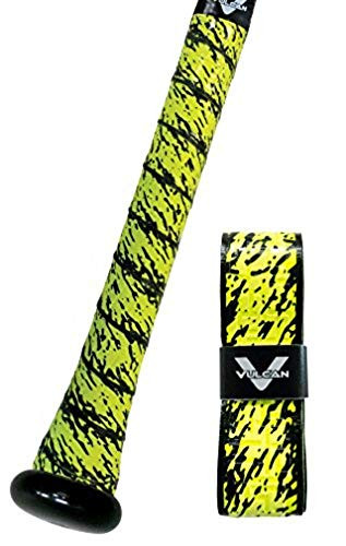 Vulcan Optic Beast Mode V050-YELBST Bat Grip Maze Debossed t