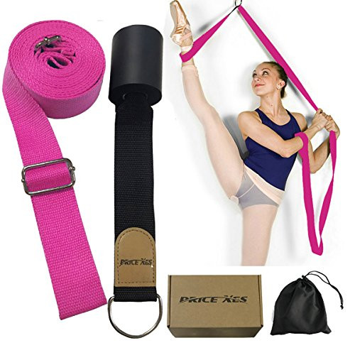 Leg Stretch Band - to Improve Leg Stretching - Easy Install on Door - Perfect Home Equipment for Ballet, Dance and Gymnastic Exercise Flexibility Stretching Strap Foot Stretcher Bands (Rose) Leg Stretch Band - to Improve Leg Stretching - Easy Install on Door - Perfect Home Equipment for Ballet, Dance and Gymnastic Exercise Flexibility Stretching Strap Foot Stretcher Bands (Rose)