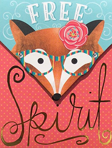 Punch Studio Molly & Rex Words in Bloom Pocket Note Pad (Free Spirit Fox)