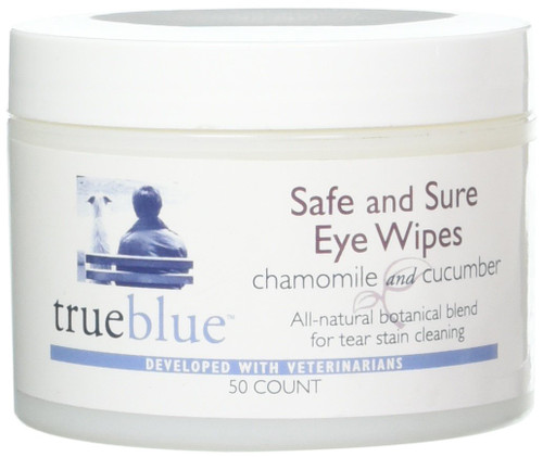 TrueBlue Safe and Sure Eye Wipes, 50 Count
