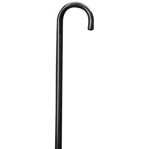 Carex Health Brands Round Handle Wood Cane, Black