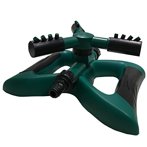 Baoni Lawn Sprinkler,This is Best Gardening Sprinkler, 360 Degree Rotating Lawn Sprinkler sprinklers for Yard 3090 sq ft Coverage Rotating