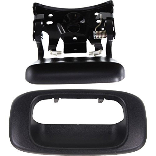 MAPM - Textured Black Tailgate Door Handle Bezel Kit For Chevrolet 1500 Silverado 1999-2006 / GMC Sierra 1500 1999-2005 includes 2007 Classics - GM1915105 - GM1916102 15228539, 15997911