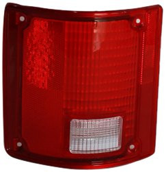 TYC 11-1283-02  Chevrolet/GMC Driver Side Replacement Tail Light Assembly Lens - Driver Side