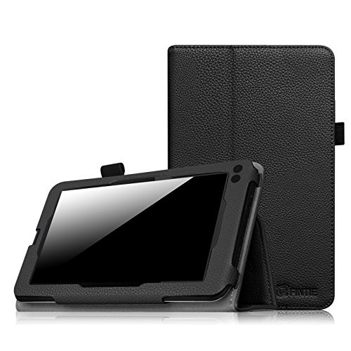 Fintie Case for RCA Voyager 7, Premium PU Leather Folio Cover Fits All Versions RCA Voyager 7" (2016, 2017) / RCA Voyager II 7" / RCA Voyager III RCA 7" / RCA Voyager Pro 7" Android Tablet, Black