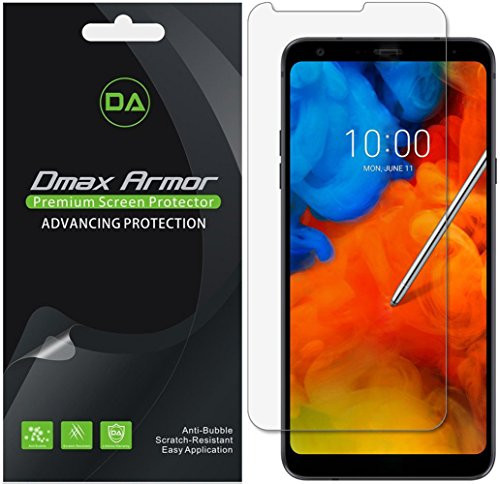[6-Pack] Dmax Armor for LG Q Stylus Anti-Glare & Anti-Fingerprint (Matte) Screen Protector - Lifetime Replacement