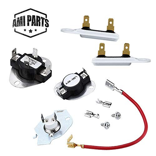 279816 Dryer Thermostat Kit & 3392519 Dryer Thermal Fuse & 3387134 Dryer Cycling Thermostat?Compatible with Kenmore Whirlpool Dryer Replacement Part by AMI
