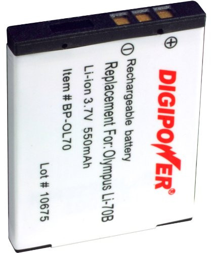Digipower BP-OL70 Replacement Li-Ion Battery for Olympus Li-70B
