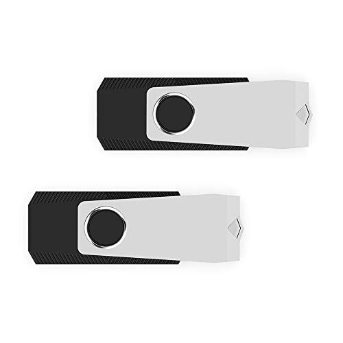 KEXIN 32GB USB Flash Drive 2Pack Thumb Drives Memory Stick Jump Drive for Data Storage Black