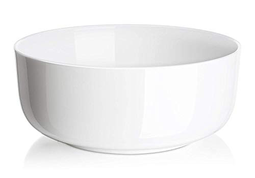 DOWAN 1.5 Quarts Porcelain Serving Bowl Set, Salad Bowls, 2 Packs