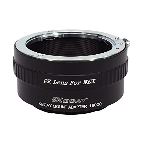 PK-NEX, KECAY Lens Mount Adapter Pentax PK/K Lens To Sony NEX E-mount Camera, NEX-3, NEX-3C, NEX-5, NEX-5C, NEX-5N, NEX-5R, NEX-6, NEX-7, NEX-F3, NEX-VG10, Pentax-NEX