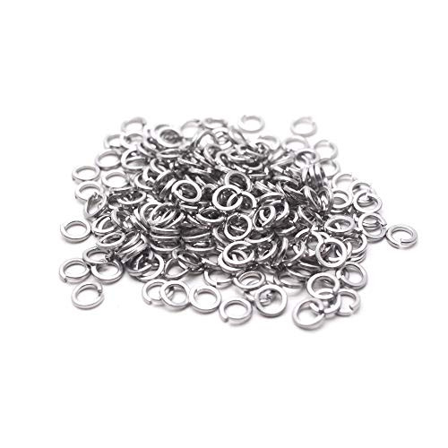HONJIE M3 Split Lock Spring Washer Ring Gasket 304 Stainless Steel-200pcs