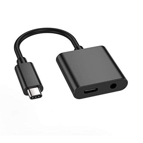 USB Type C to 3.5mm Headphone Jack Charger Adapter, szmaitou 2 in 1 Audio Adapter and Fast Charging Dongle Compatible for Pixel 2/2 XL, Essential Phone, HTC, Huawei and More