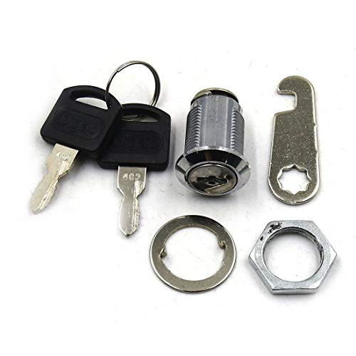 TOUHIA 0.75" (19mm) Cabinet Keyed Cam Locks Tool Box Cabinet Locks Cylinder and Keys(1PCS)