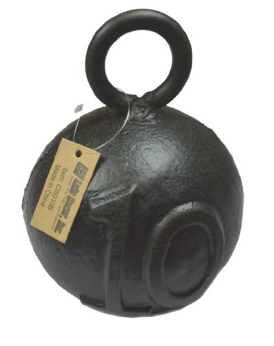 LuLu Decor, Cast Iron 10" Door Stop, Door Stopper, Doorstops (10")
