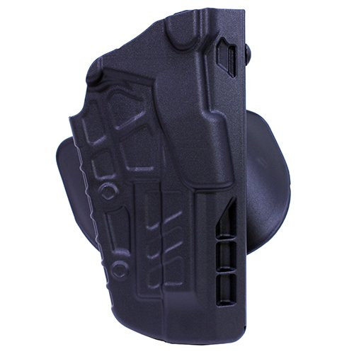 Safariland 7378 7TS ALS Concealment Holster, Flex-Paddle & Belt Loop Combo, Beretta 92, SafariSeven Plain Black, Right Hand