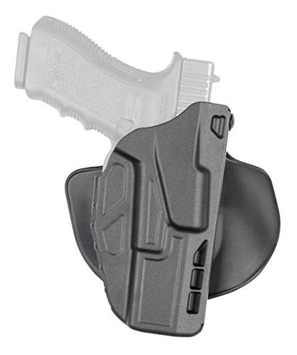 Safariland 7378 7TS ALS Concealment Holster, Flex-Paddle & Belt Loop Combo, Sig P229R E2 9mm, SafariSeven Plain Black, Right Hand