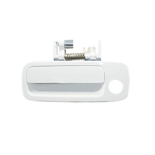Sentinel Parts Front Left Driver Side Outside Door Handle 040 White for 1997-2001 Toyota Camry