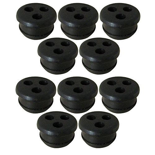 10 Pack FUEL / GAS TANK GROMMET 3 Hole V137000030, 13211546730 for Echo Trimmer /#B4G341TG 32W4-15RTH728405