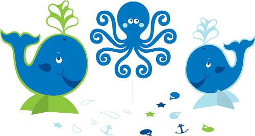Creative Converting Ocean Preppy Boys Centerpiece
