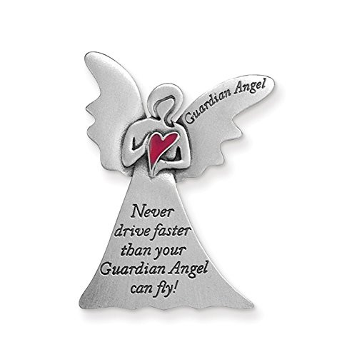 Cathedral Art KVC511 Angel Visor Clip, Never Drive Faster, 2-3/8-Inch