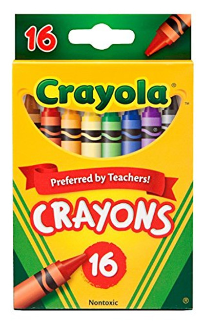 Crayola Crayons 16 Per Box (Pack of 12) 192 Crayons in Total Crayola Crayons 16 Per Box (Pack of 12) 192 Crayons in Total