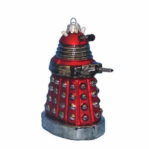 Doctor Who Kurt Adler 5-Inch Red Dalek Robot Ornament Doctor Who Kurt Adler 5-Inch Red Dalek Robot Ornament