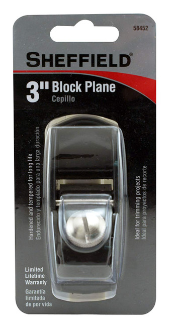 Sheffield 58452 3 Inch Block Plane