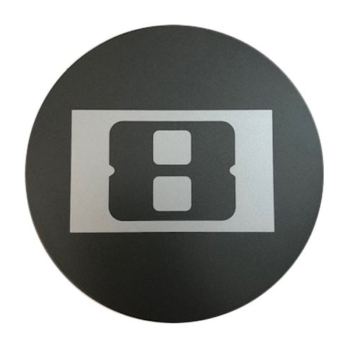 Level 8 Wheels C-378-1 80805 Black Wheel Center Cap