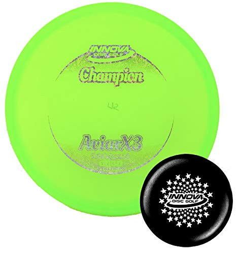 Innova Discs Golf Champion AviarX3 Disc Golf Putter with Stars Stamp Innova Mini (Colors Will Vary) (173-175g)