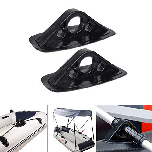 VinBee 2 Pack Marine Boat Paddle Holder, Made Boating Easier, Pontoon Dinghy Accessories, Boating Tool for Pontoon Dinghy Inflatable Crafts Kayak Boat