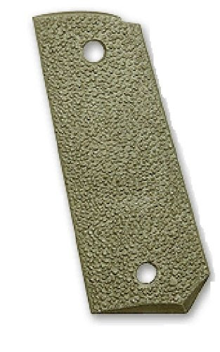 ACK, LLC Ergo Grip XTR 1911 Tapered Bottom Hard Rubber Grip (OD Green)