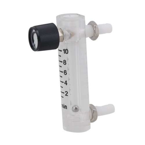 CNBTR LZQ-3 Tube Type Acylic Flowmeter Gas Acrylic Metal Fitting Oxygen Rotameter 0-10 LPM