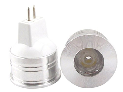 JKLcom 3W LED MR11 Bulb 6 Pack MR11 GU5.3 LED Light Bulbs 12V MR11 GU5.3 Bi-pin Daylight White LED Light Bulbs,3W(12V 20W Halogen Replacement),Cool White 6000K
